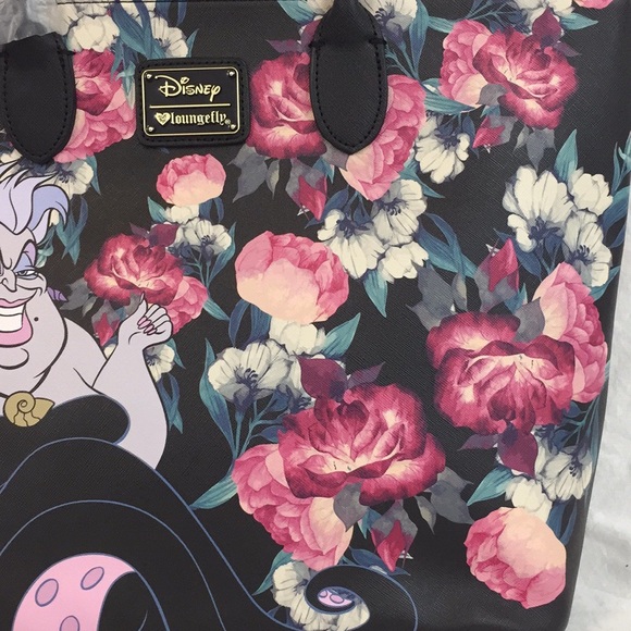 Loungefly Bags Disney Villains Floral Tote Bag Purse Poshmark
